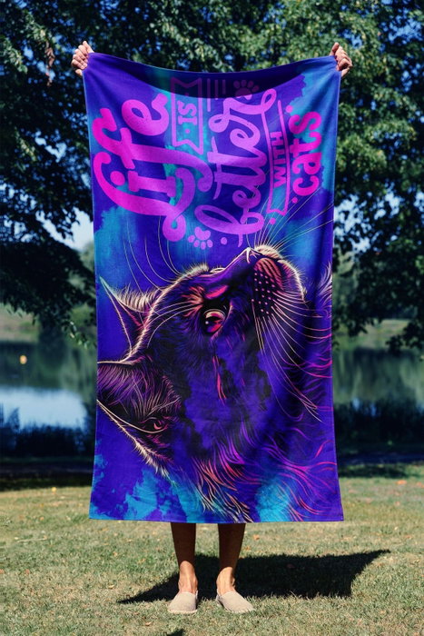 Mjölnir Toalla de Playa 90 Multicolor 70% Poliéster 30% Poliamida 90x150cm